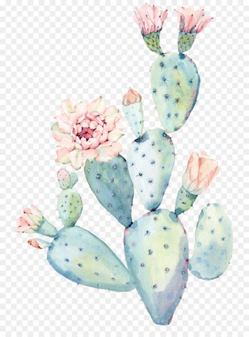 Cactaceae Watercolor painting Saguaro - cactus 