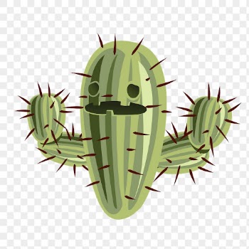 Cactus cartoon png sticker, desert | Free PNG - rawpixel