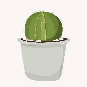 Cactus clipart, cute cartoon illustration | Free PSD Illustration - rawpixel
