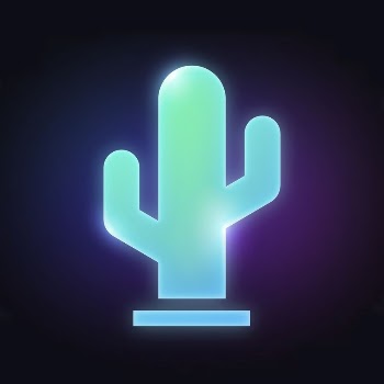 Cactus icon, neon glow design | Free Icons - rawpixel