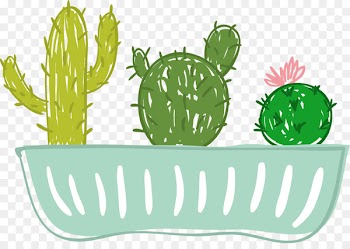 Cactus Illustration Graphics Drawing Flowerpot - potted cactus 