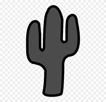 Cactus Silhouette Clipart - Cactus Clipart Silouhette