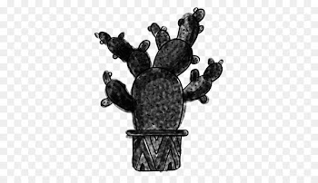 Cactus Succulent plant Figurine Artifact Design -  