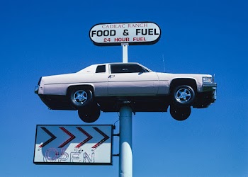 Cadillac Ranch food & fuel sign, Route 95,… | Free public domain photo