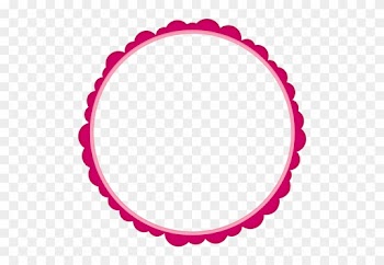 Cadre Rose Png Marco Redondo Png Round Frame Png - Border Bulat Png