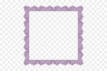 Cadre Série - Lace Png Purple Frame