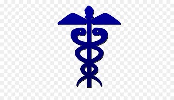 Caduceus As A Symbol Of Medicine, Medicine, Staff Of Hermes, Cross, Cobalt Blue PNG