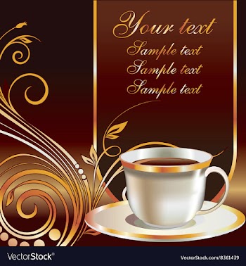 Cafe Banner Template with Text Space vector image