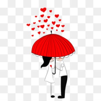 Cafe Free love Wallpaper - Couple drinking coffee illustration 