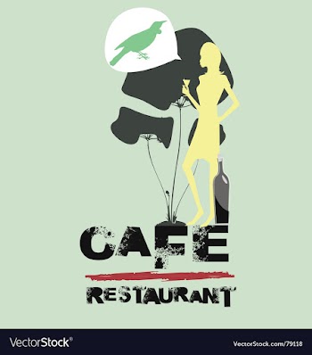 Cafe restaurant vector image