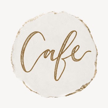 Cafe word, torn paper typography | Free PSD - rawpixel