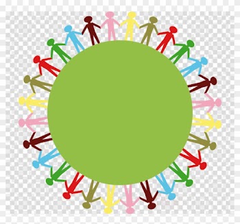 Cafepress One Earth People Sticker Square Bumper Car - Cartoon People Holding Hands