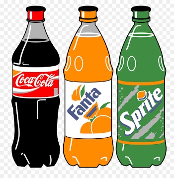 Caffeine-Free Coca-Cola Soft drink - Vector bottled Coca-Cola Beverages 
