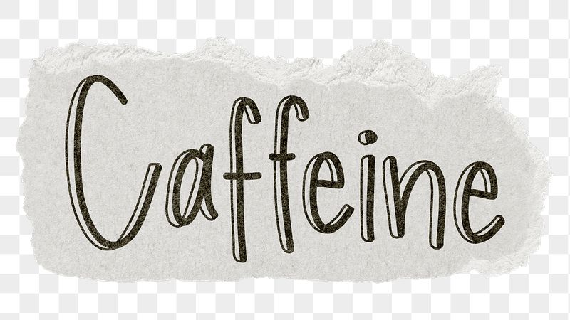 Caffeine png word sticker typography, | Free PNG - rawpixel