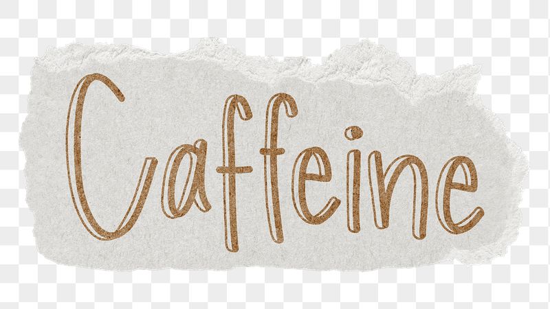 Caffeine png word sticker typography, | Free PNG - rawpixel