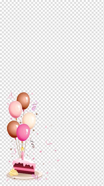 Cake and balloons illustration, Birthday cake Greeting & Note Cards Happy Birthday to You Wish, birthday cake transparent background PNG clipart