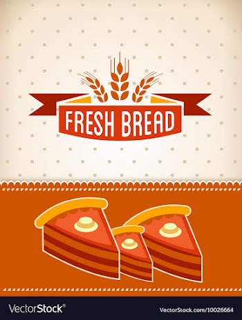 Cake and ribbon vector image