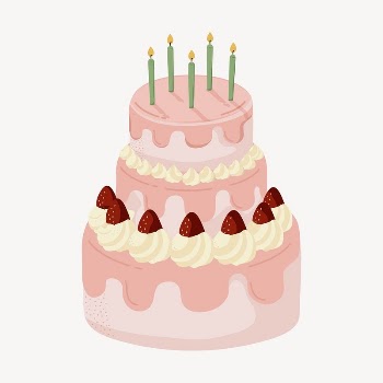 Cake clipart, cute cartoon illustration | Free PSD Illustration - rawpixel