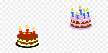 Cake Clipart Small Pencil And In Color Birthday Clip - Birthday Cake Small Size