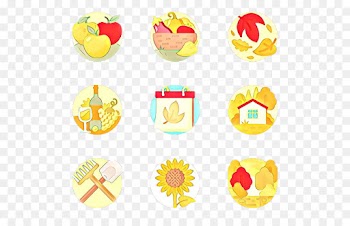 cake decorating supply yellow clip art sticker