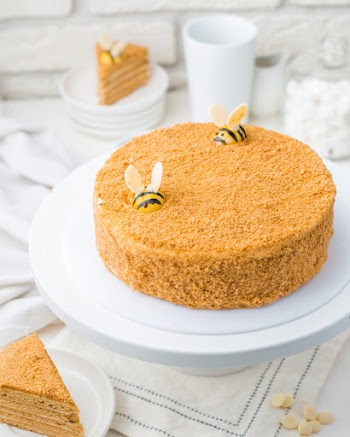 Cake On White Tray