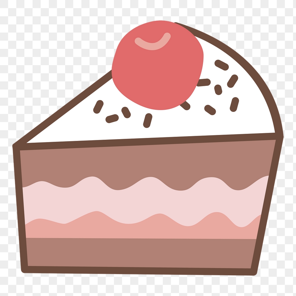 Cake slice png sticker, dessert | Free PNG - rawpixel