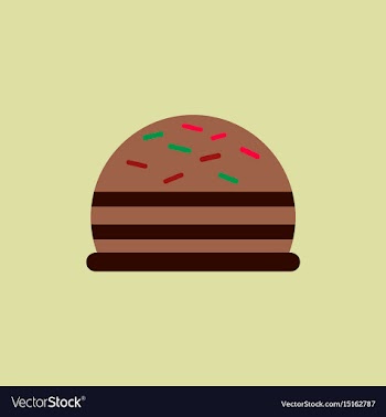 Cake vector image