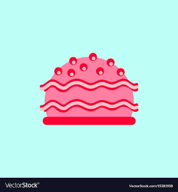 Cake vector image