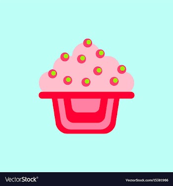 Cake vector image