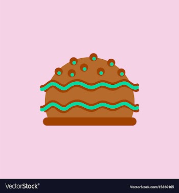 Cake vector image