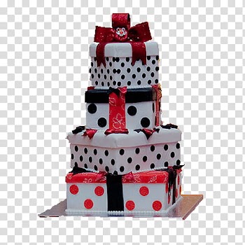 Cakes, -layer gift boxes transparent background PNG clipart