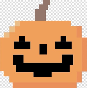 Calabaza Halloween Jack-o'-lantern Pumpkin , 8 BIT transparent background PNG clipart