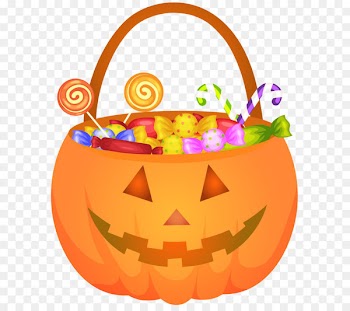 Calabaza Jack-o'-lantern Halloween Clip art - Halloween Pumpkin Basket PNG Clip Art Image 
