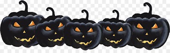 Calabaza Pumpkin Halloween - Black horror pumpkins 