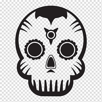 Calavera Day of the Dead Skull Drawing, skulls transparent background PNG clipart