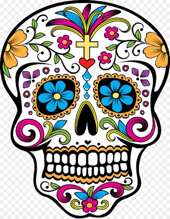 Calavera Day of the Dead Skull October 31 Clip art - Picture Day Of Dead Download 