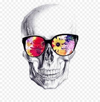Calavera Skull art Drawing - Skull 