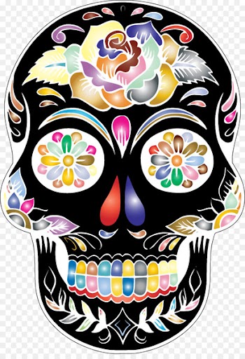 Calavera Skull Day of the Dead Clip art - skulls 