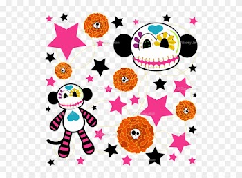 Calavera - Sugar Skull Monkey Bag, Adult Unisex, Natural