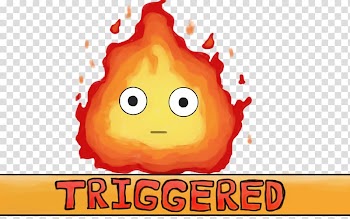 Calcifer Fan art Anime , Calcifer transparent background PNG clipart