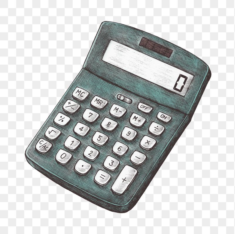 Calculator png business illustration sticker, | Free PNG - rawpixel