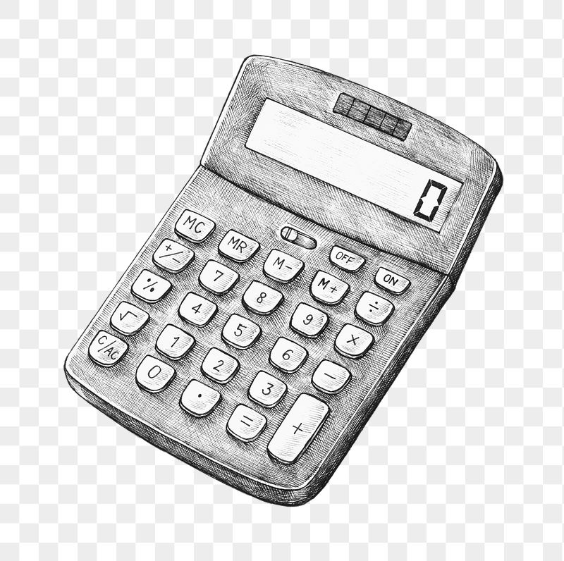Calculator png business illustration sticker, | Free PNG - rawpixel