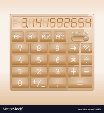  					Calculator vector image														