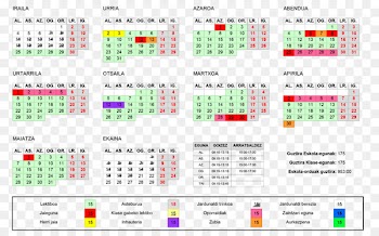 Calendar 0 1 2 M - Espainiako Hizkuntzak 