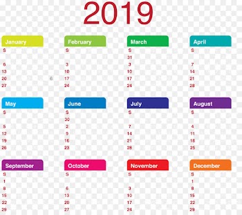 Calendar 0 Clip art - New year 2019 