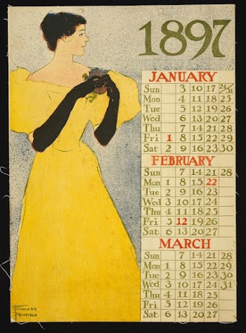 Calendar 1897 (1896) print in high | Free Photo - rawpixel