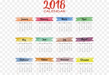 Calendar 2018 Audi A3 - Watercolor wind 2018 desk calendar templates 
