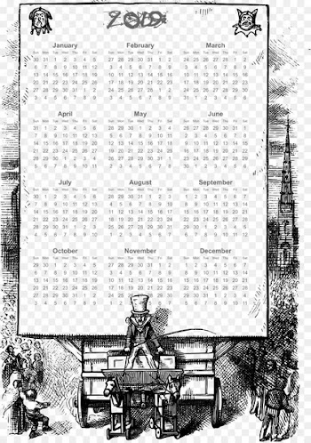 calendar 2019 png with parade frame.png - others 