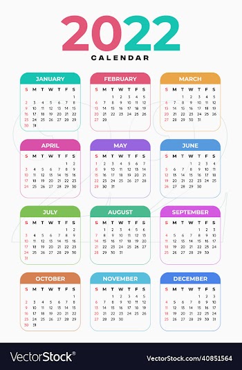calendar 2022 professional design