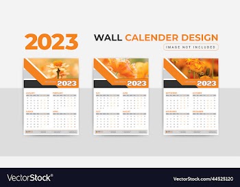 calendar 2023 new year corporate business
